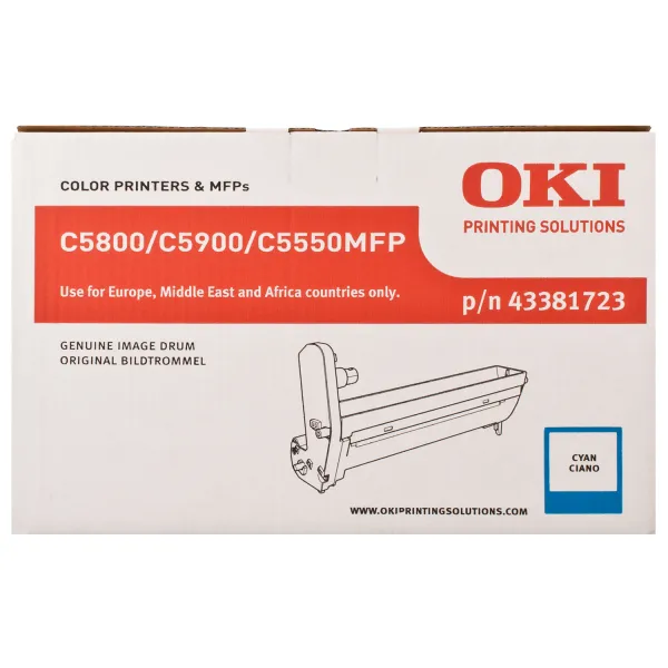Драм-картридж C58_59 голубой Oki (43381723) - Фото 2