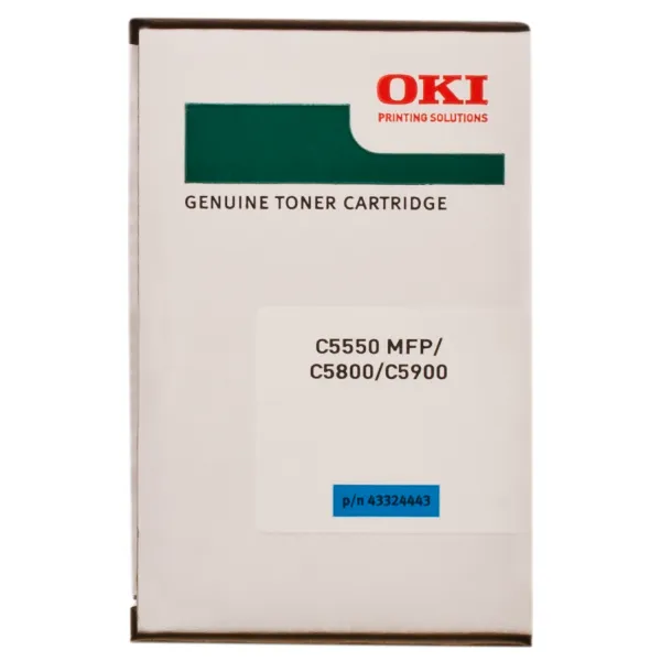 Тонер-картридж C58/59 5K NEU голубой Oki (43324443) - Фото 5