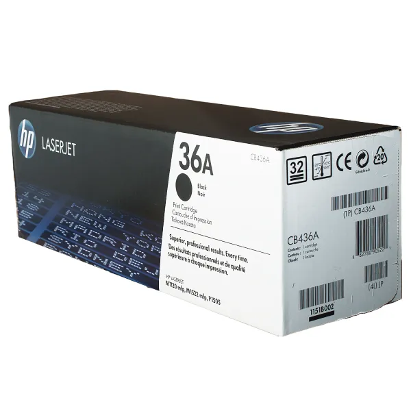 Картридж 36A чорний HP (CB436A)