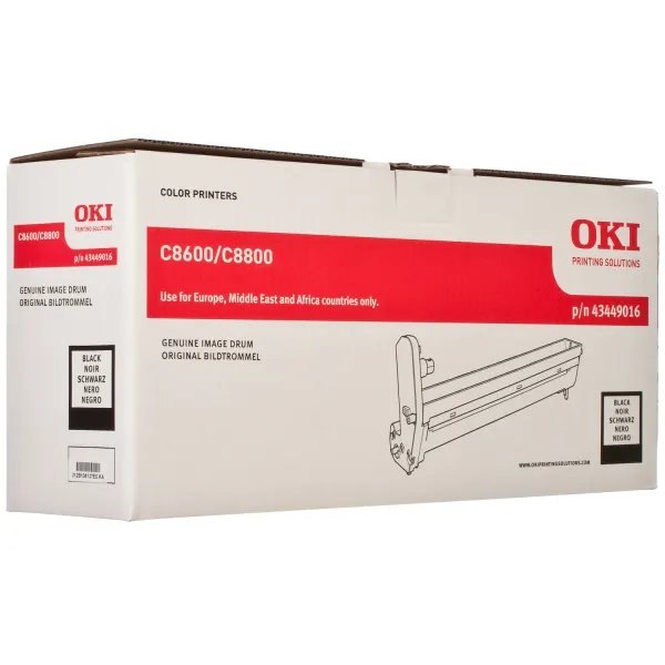 Драм-картридж C8600 черный Oki (43449016)