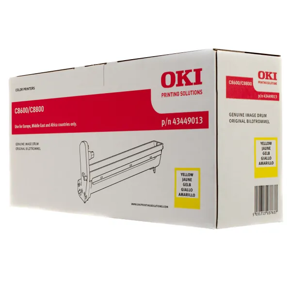 Драм-картридж C8600 желтый Oki (43449013) - Фото 3