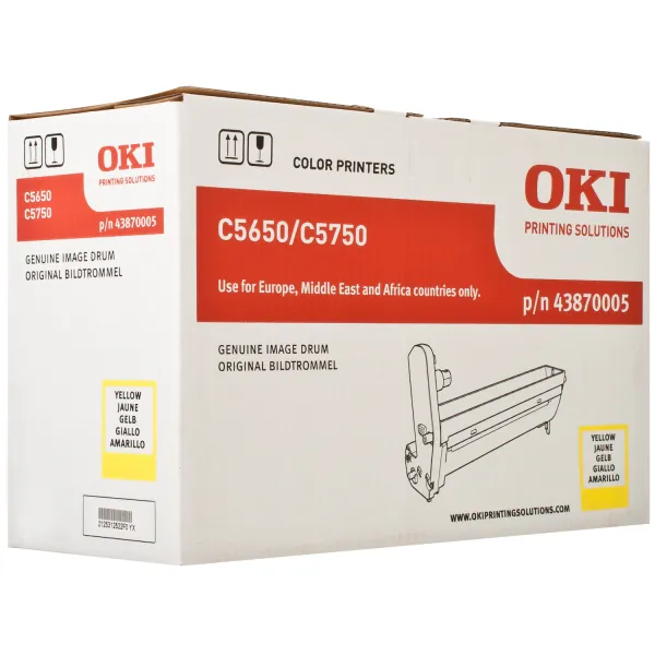 Драм-картридж C5650_5750 желтый Oki (43870005)