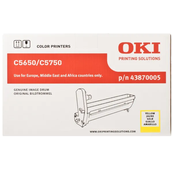 Драм-картридж C5650_5750 желтый Oki (43870005) - Фото 3