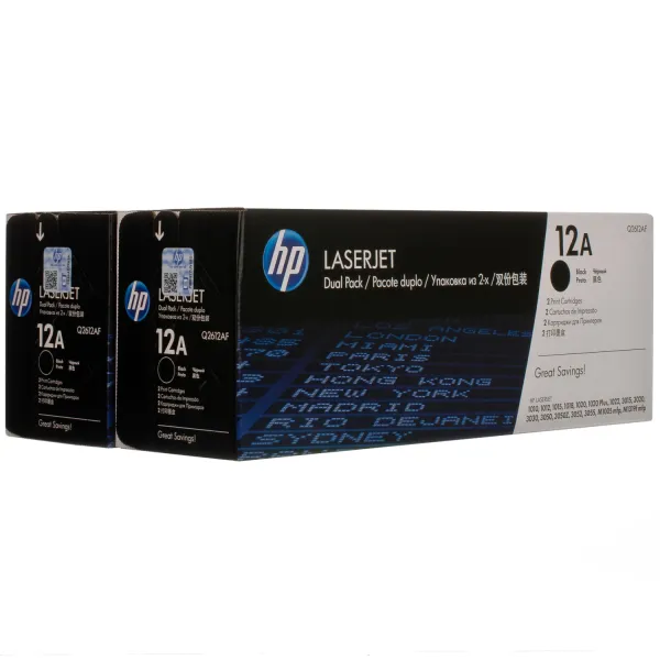 Картридж 12A чорний HP (Q2612AD/Q2612AF)