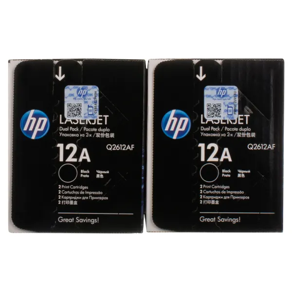 Картридж 12A черный HP (Q2612AD/Q2612AF) - Фото 6