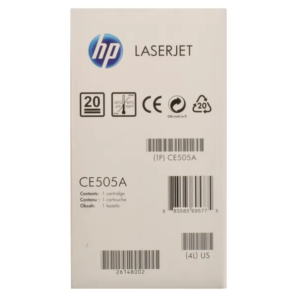 Картридж 05A черный HP (CE505A) - Фото 2