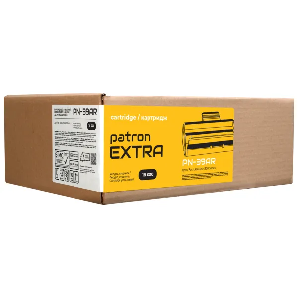 Картридж совместимый HP 39A (Q1339A) Extra Patron (PN-39AR)