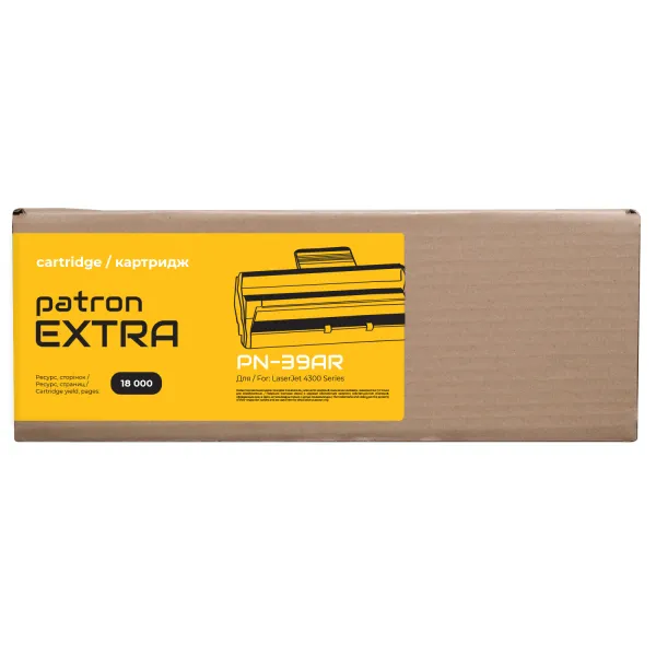 Картридж совместимый HP 39A (Q1339A) Extra Patron (PN-39AR) - Фото 3