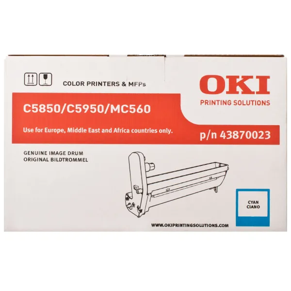 Драм-картридж C5850_5950 голубой Oki (43870023) - Фото 4