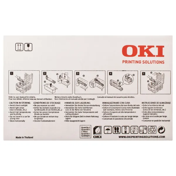 Драм-картридж C5850_5950 голубой Oki (43870023) - Фото 3