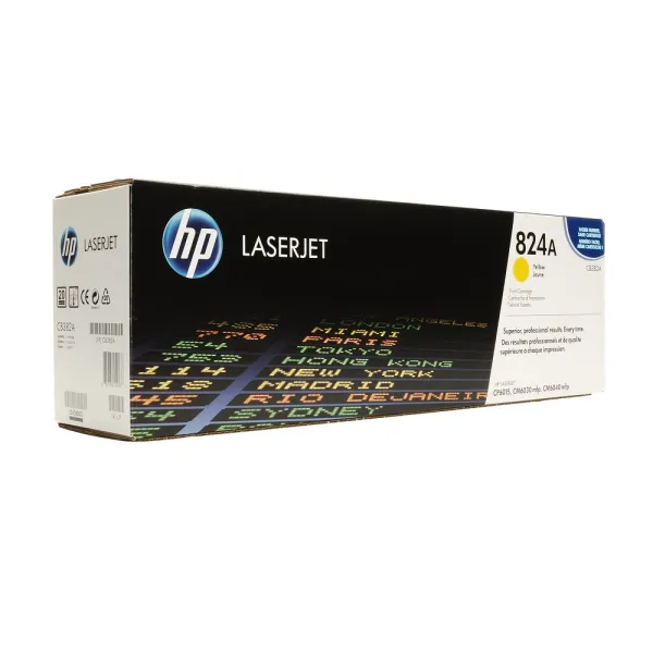 Картридж 824A жовтий HP (CB382A)