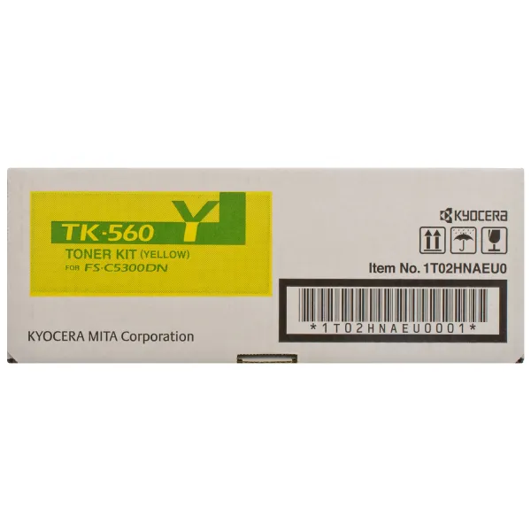 Тонер-картридж TK-560 жовтий Kyocera Mita (1T02HNAEU0) - Фото 3