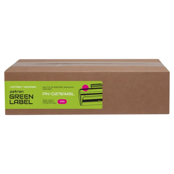 Тонер-картридж совместимый XER 106R02761 Green Label, пурпурный Patron (PN-02761MGL) - Фото 4