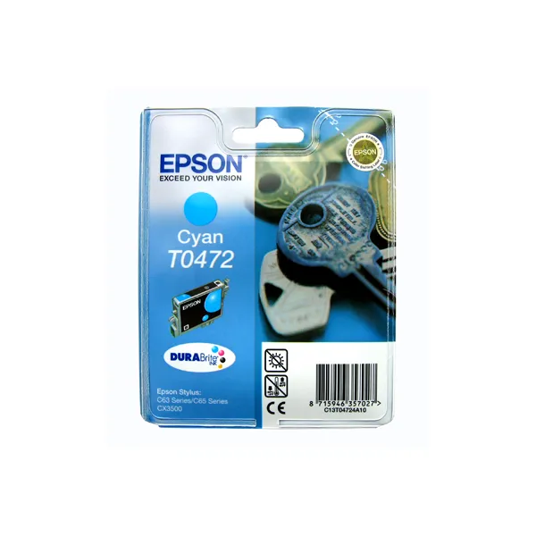 Картридж T04724A блакитний Epson