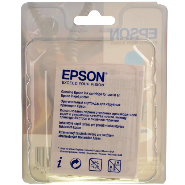 Картридж T09224A/T10824A блакитний Epson (C13T10824A10) - Фото 3