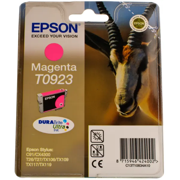 Картридж T09234A/T10834A пурпурный Epson (C13T10834A10) - Фото 3