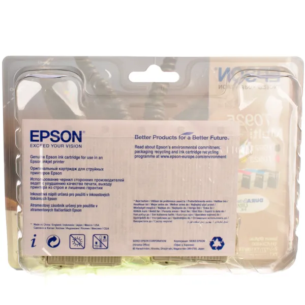 Комплект картриджівT09254A/T10854A MULTIPACK BK/C/M/Y Epson (C13T10854A10) - Фото 3