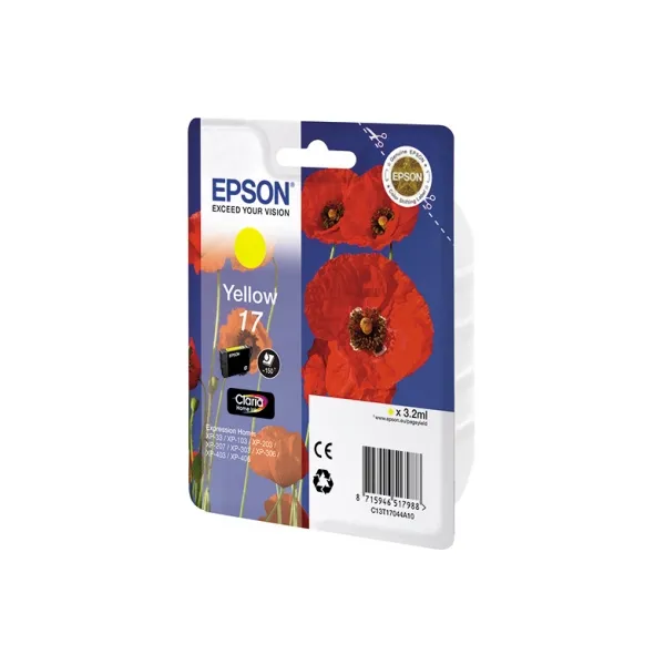 Картридж №17 жовтий Epson (C13T17044A10)