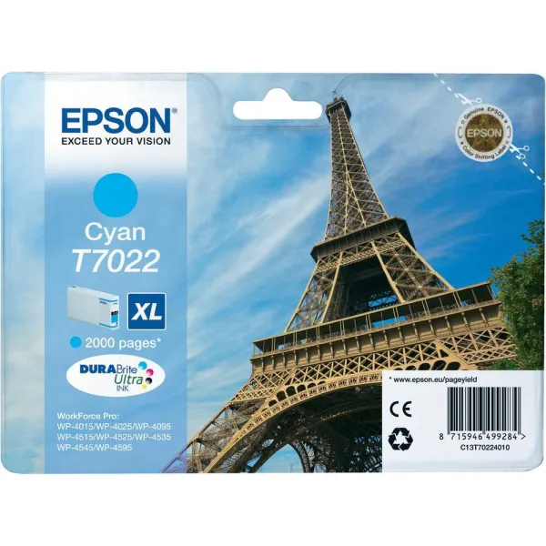 Картридж C13T70224010 блакитний Epson XL