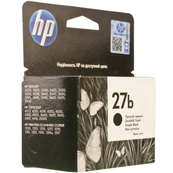 Картридж DJ C8727BE чорний HP (№27b)