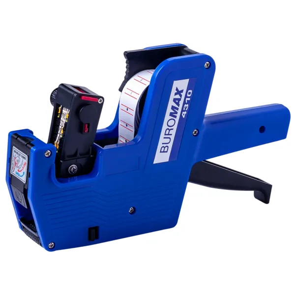 Етикет-пістолет однорядковий, горизонтальний, синій Buromax (BM.4310)