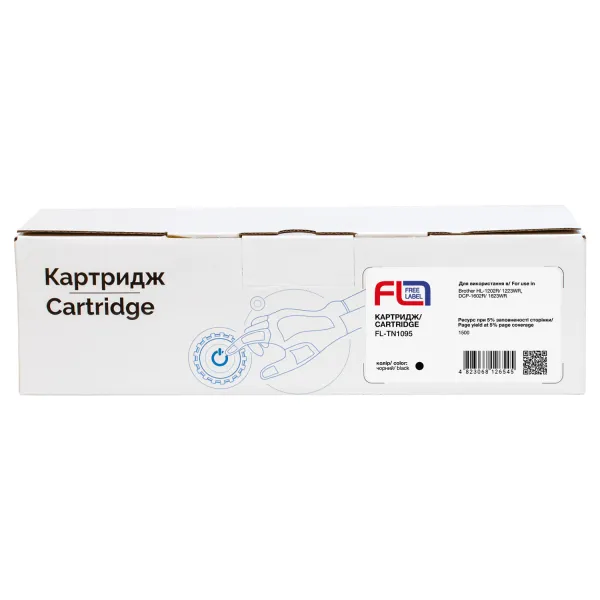 Тонер-картридж сумісний Brother TN-1095 Free Label (FL-TN1095) - Фото 3