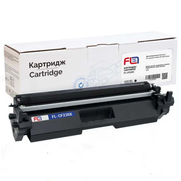 Тонер-картридж сумісний HP 30X (CF230X) Free Label (FL-CF230X)