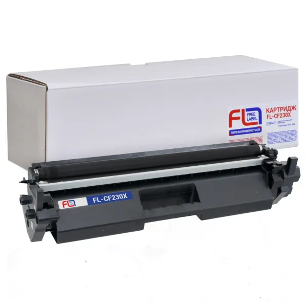 Тонер-картридж сумісний HP 30X (CF230X) Free Label (FL-CF230X)