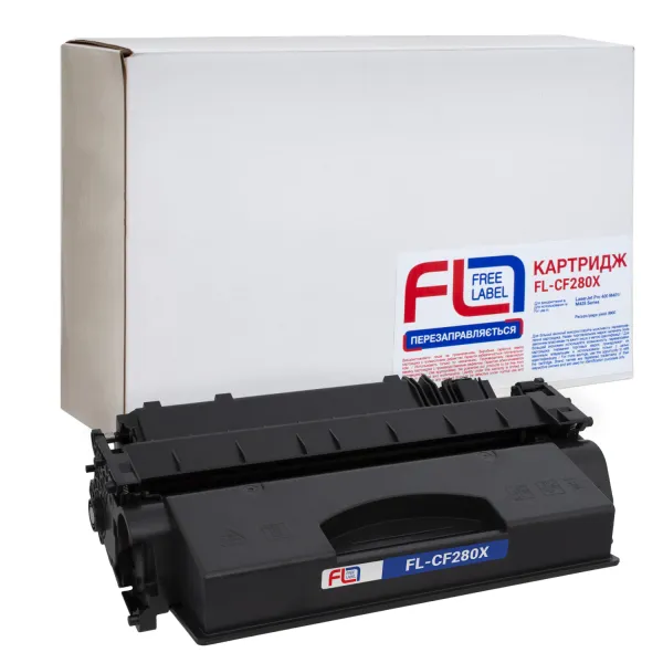 Картридж сумісний HP 80X (CF280X) Free Label (FL-CF280X)