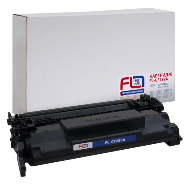 Картридж сумісний HP 89A (CF289A) без чипа Free Label (FL-CF289A)