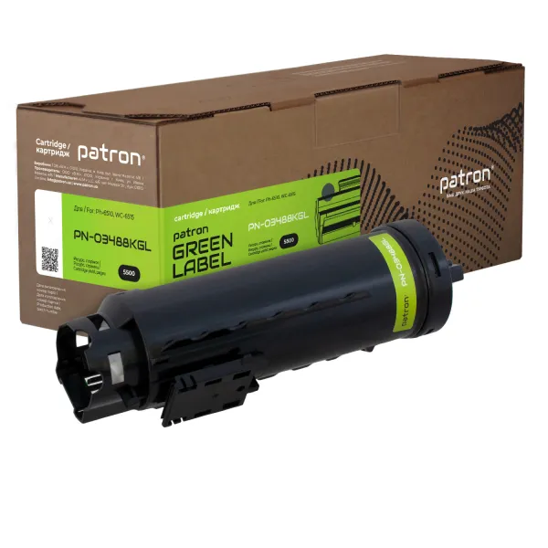 Тонер-картридж совместимый XER 106R03488 Green Label, черный Patron (PN-03488KGL)