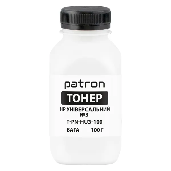 Тонер HP універсальний №3 флакон, 100 г Patron (PN-HU3-100)