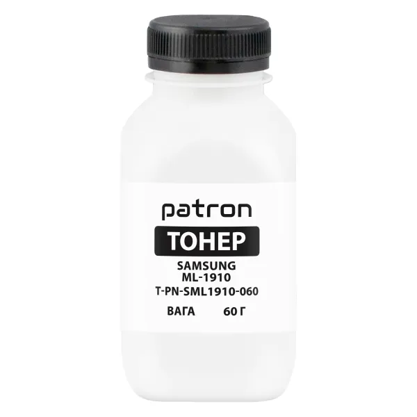 Тонер Samsung ML-1910 флакон, 60 г Patron (PN-SML1910-060)