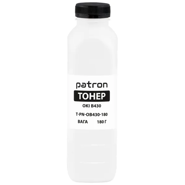 Тонер Oki B430 флакон, 180 г Patron (PN-OB430-180)