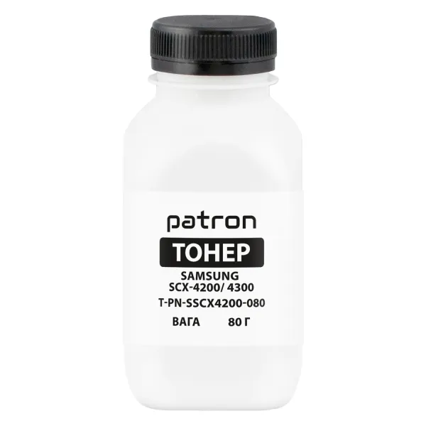 Тонер Samsung SCX-4200/SCX-4300 флакон, 80 г Patron (PN-SSCX4200-080)