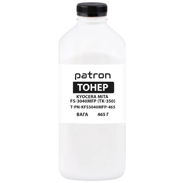 Тонер Kyocera Mita FS-3040MFP флакон, 465 г Patron (PN-KFS3040MFP-465)
