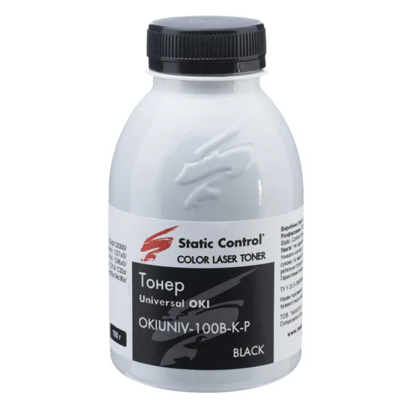 Тонер Oki універсальний OKIUNIV флакон, 100 г, чорний SCC (OKIUNIV-100B-K-P)