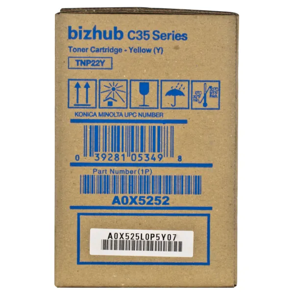 Тонер-картридж TNP-22Y жовтий Konica Minolta (A0X5252) - Фото 3