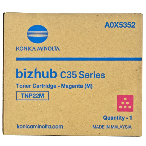 Тонер-картридж TNP-22M пурпурный Konica Minolta (A0X5352) - Фото 4