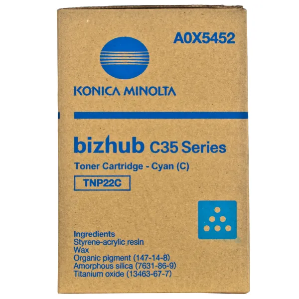 Тонер-картридж TNP-22C блакитний Konica Minolta (A0X5452) - Фото 4