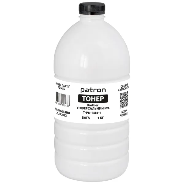 Тонер Brother універсальний №4 флакон, 1 кг Patron (PN-BU4-1)