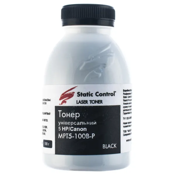 Тонер HP універсальний MPT5 флакон, 100 г SCC (MPT5-100B-P)