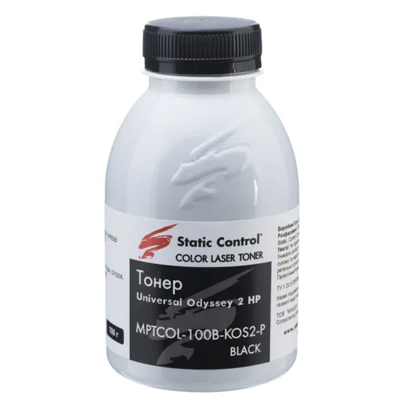Тонер HP універсальний MPTCOL OS2 флакон, 100 г, чорний SCC (MPTCOL-100B-KOS2-P)