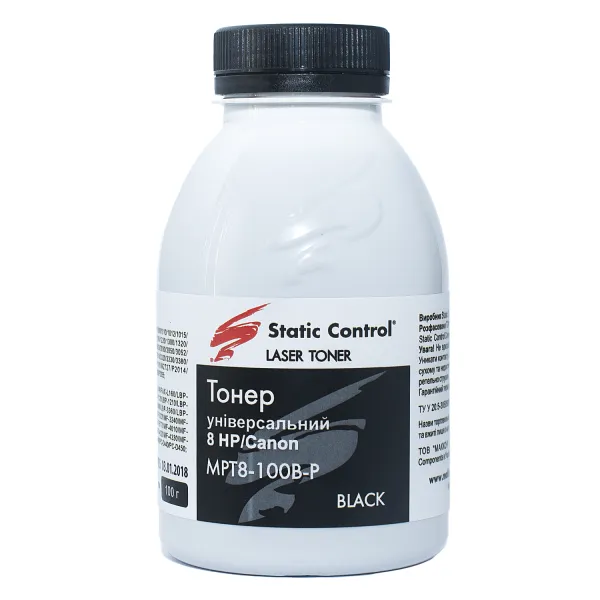 Тонер HP універсальний MPT8 флакон, 100 г SCC (MPT8-100B-P)