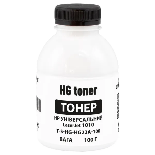 Тонер HP універсальний LaserJet 1010 флакон, 100 г HG toner (TSM-HG22A-100)