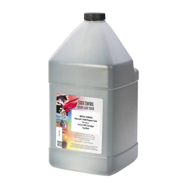 Тонер HP универсальный MPTCOL2 флакон, 1 кг, черный SCC (MPTCOL-1KGKOS2)