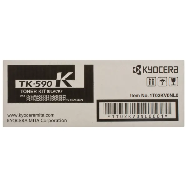 Тонер-картридж TK-590K чорний Kyocera Mita (1T02KV0NL0) - Фото 3