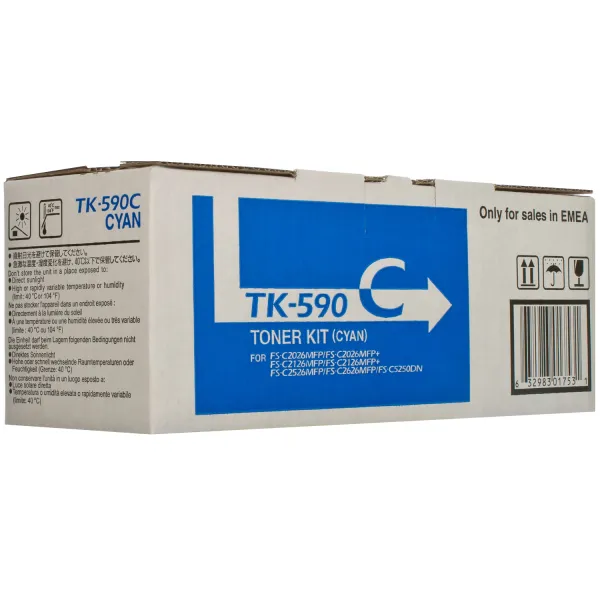 Тонер-картридж TK-590C блакитний Kyocera Mita (1T02KVCNL0)