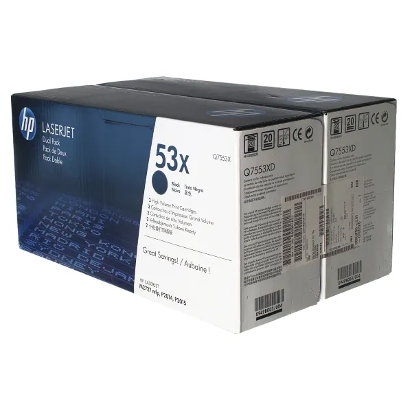 Картридж 53X чорний HP (Q7553XD)