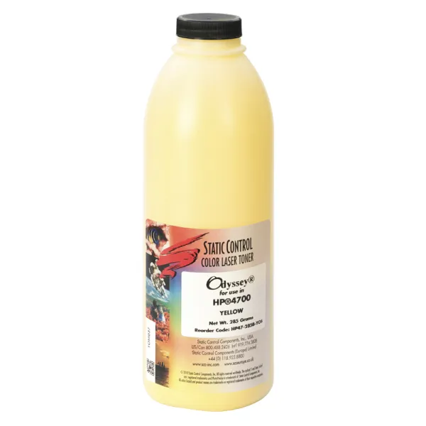 Тонер HP CLJ 4700 флакон, 285 г, жовтий SCC (HP47-285B-YOS)